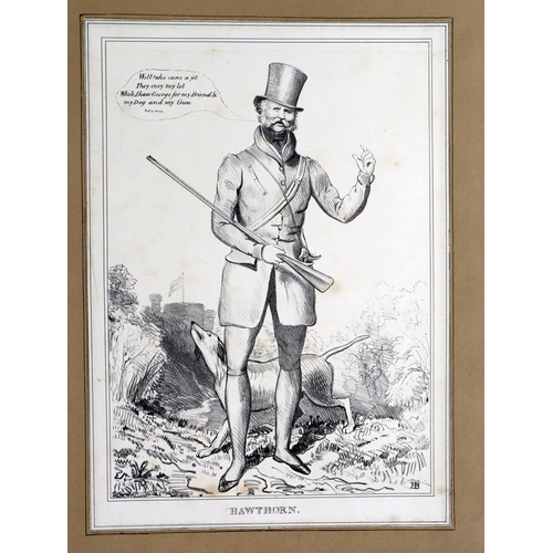 411 - Political Cartoons [Doyle (John)] 'H.B. Political Sketches,' Vols. 1 - 4, 4 vols. lg. Atlas folio L.... 