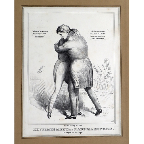 411 - Political Cartoons [Doyle (John)] 'H.B. Political Sketches,' Vols. 1 - 4, 4 vols. lg. Atlas folio L.... 