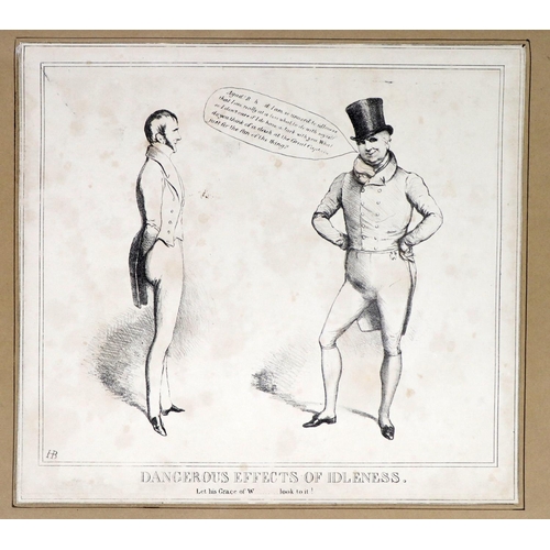 411 - Political Cartoons [Doyle (John)] 'H.B. Political Sketches,' Vols. 1 - 4, 4 vols. lg. Atlas folio L.... 