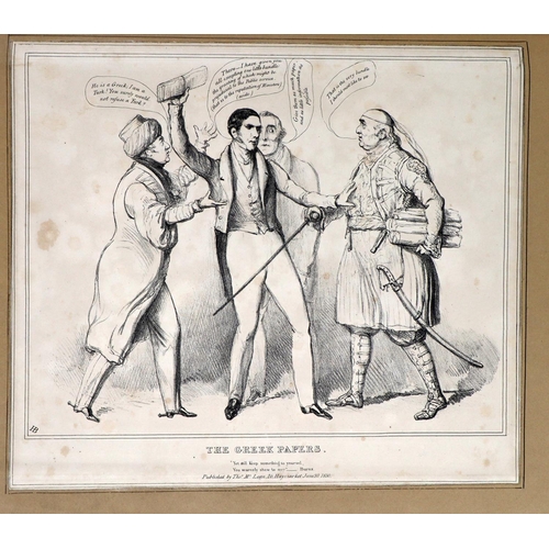 411 - Political Cartoons [Doyle (John)] 'H.B. Political Sketches,' Vols. 1 - 4, 4 vols. lg. Atlas folio L.... 
