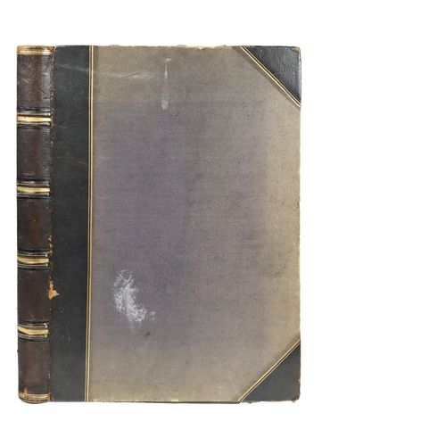 413 - Scrap Album:&nbsp; A large and comprehensive folio Victorian Scrap Album&nbsp;of news cuttings, art ... 