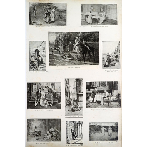 413 - Scrap Album:&nbsp; A large and comprehensive folio Victorian Scrap Album&nbsp;of news cuttings, art ... 