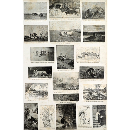 413 - Scrap Album:&nbsp; A large and comprehensive folio Victorian Scrap Album&nbsp;of news cuttings, art ... 