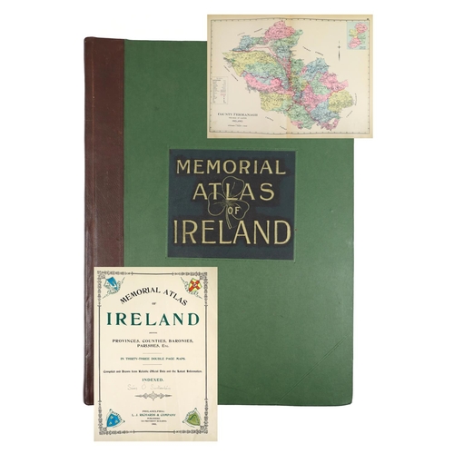 414 - Irish Atlas: [Richards & Co.] Memorial Atlas of Ireland, showing Provinces, Counties, Baronies, ... 