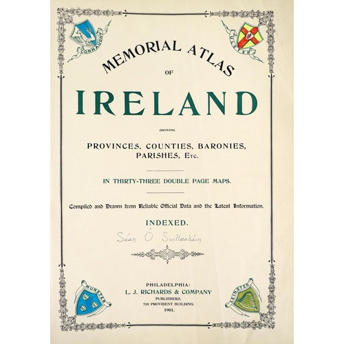 414 - Irish Atlas: [Richards & Co.] Memorial Atlas of Ireland, showing Provinces, Counties, Baronies, ... 