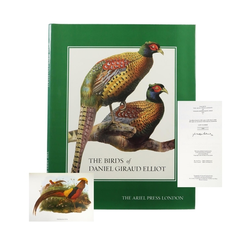 419 - Coloured Plates:  Elliot (D.G.) The Birds of Daniel Giraud Elliot,  folio L. (Ariel Press) 1979, Sig... 