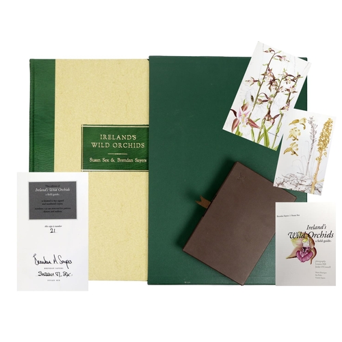 420 - One of 50 Patrons CopiesSawyer (B.) & Sex (Susan)  Ireland's Wild Orchids a Field Guide, 8vo Bel... 