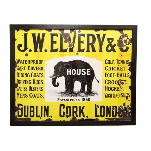 1258 - Advertisement Sign: Sporting Interest - An important and rare extremely large original enamel Advert... 