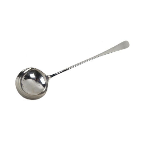 61 - An early 19th Century English silver Ladle, of plain form, London 1821, by Thomas Whitehead, approx.... 