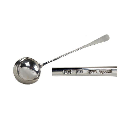 61 - An early 19th Century English silver Ladle, of plain form, London 1821, by Thomas Whitehead, approx.... 