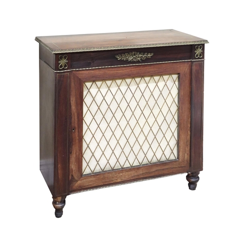 701 - The Dromoland Castle CabinetsAn important suite of three Regency rosewood Cabinets, the rectangular ... 