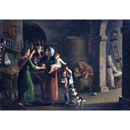 724 - 19th Century Dutch SchoolA pair of Interior Scenes depicting 