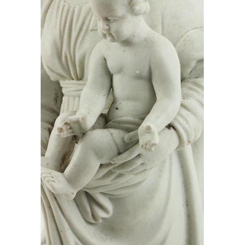 23 - A heavy Victorian Parianware Figure, 