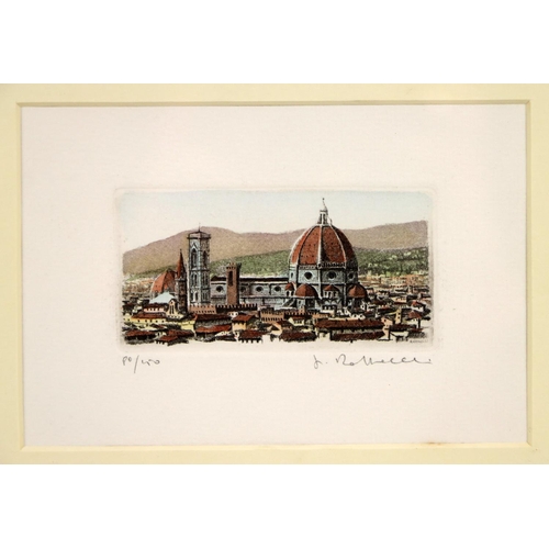 32 - A large collection of varied modern framed Prints and Engravings, mostly coloured, various sizes; to... 