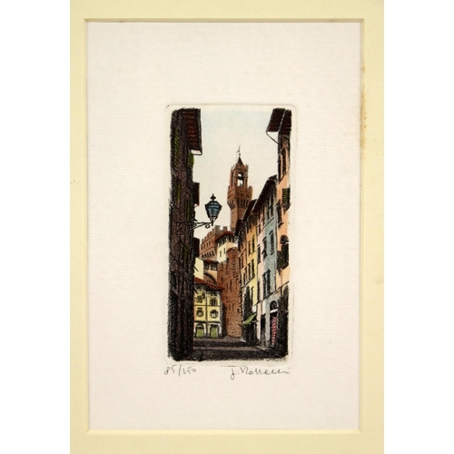 32 - A large collection of varied modern framed Prints and Engravings, mostly coloured, various sizes; to... 