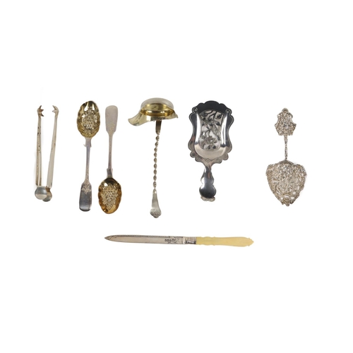 2 - Silverware: An Italian silver pierced and floral decorated Bon Bon Server, Italian c. 1900; approx. ... 