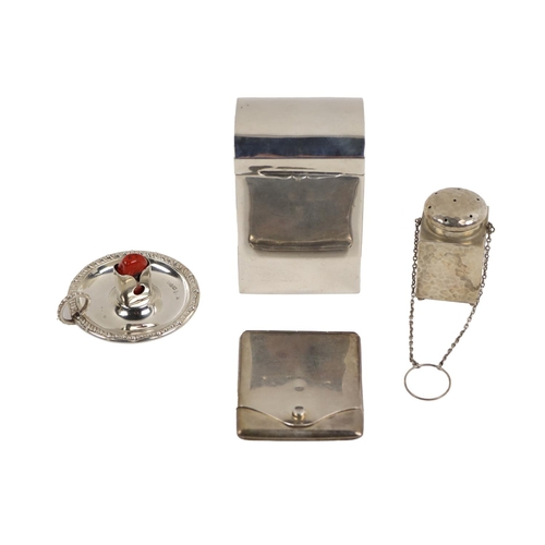 9 - Silverware: An Edwardian silver Bridge turn deck Playing Cards Box, Chester, Nathan & Hayes 1900... 