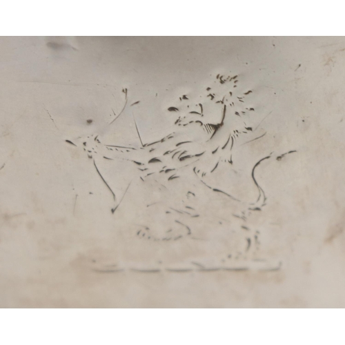 125 - An attractive Victorian Coffee Pot, of ewer design with ebonised finial on hinged lid, with wooden h... 