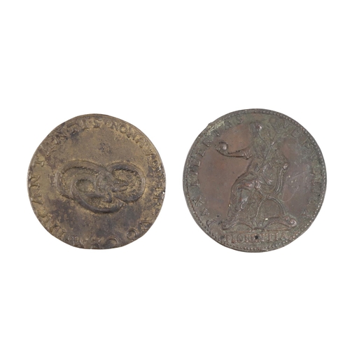 175 - Coins & Medallions (Cameos) A group of antique bronze Coins to include:* 'Magnus Cosmus, Medicus... 