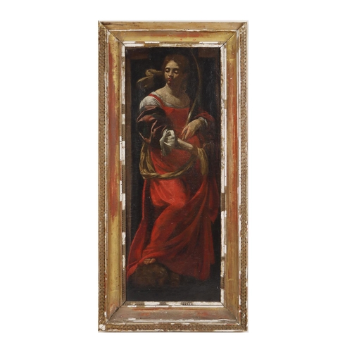 848 - Late 17th Century / early 18th Century Italian SchoolA pair of upright Portraits depicting classical... 