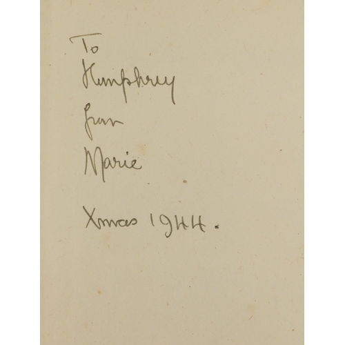 17 - ** WITHDRAWN...Inscribed by M.C. StopesStopes (M.C.) Wartime Harvest, 8vo L. (Alexander Moring Ltd.)... 