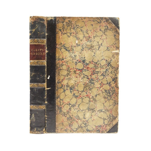 20 - Carey (M.)&nbsp;Vindiciae Hibernicae; or Ireland Vindicated, 8vo Philadelphia 1823.&nbsp;Second Edn.... 