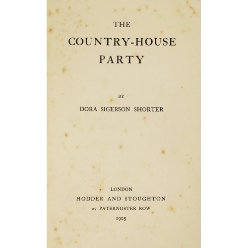 21 - With Original Portrait Sketch by John Butler YeatsSigerson Shorter (Dora) The Country House Party, 8... 