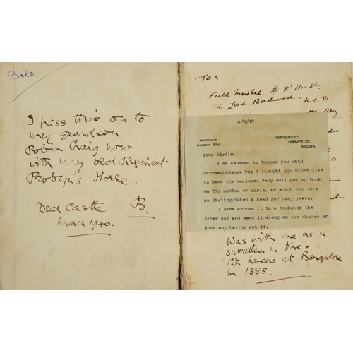 30 - With Annotations by Lord BirdwoodMilitary: MacMunn (Mjr. G.F.) The Armies of India, thick 8vo, L. (A... 