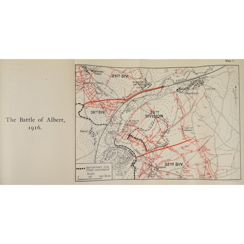 31 - Military: Falls (Cyril) The History of the 36th (Ulster) Division, 8vo Belfast (M'Caw, Stevenson &am... 