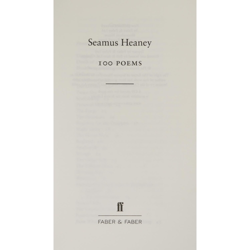 37 - Heaney (Seamus) 100 Poems, L. 2018, First Edn., d.w.; also Sweeney Astray, 1983; Selected Poems 1965... 