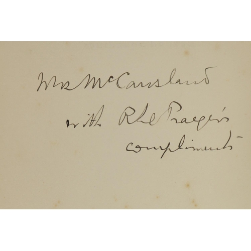 38 - Praeger (Rob. Lloyd)&nbsp;Beyond Soundings, D. & Cork 1930.&nbsp;First Edn.,&nbsp;Signed Pres. C... 