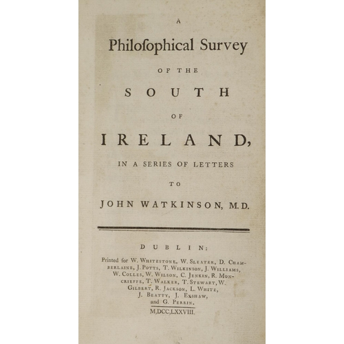 40 - [Campbell] -&nbsp;A Philosophical Survey of the South of Ireland, in a series of Letters to John Wat... 