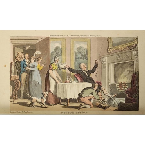 54 - With Attractive Hand Coloured Plates[Combe (Wm.)] The Tour of Doctor Syntax in Search of the Picture... 