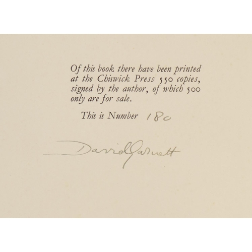 56 - Garnett (David) A Terrible Day, 8vo, L. (Wm. Jackson Books Ltd.) 1932, Signed Limited Edn., No. 180 ... 