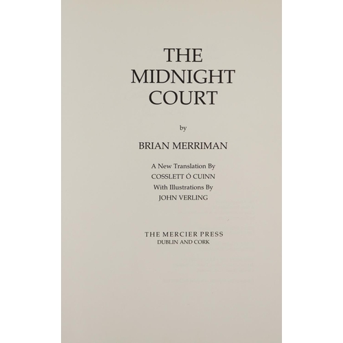 57 - Merriman (Brian)&nbsp;The Midnight Court, roy 8vo D. & C. (Mercier Press) 1982.&nbsp;Signed Limi... 