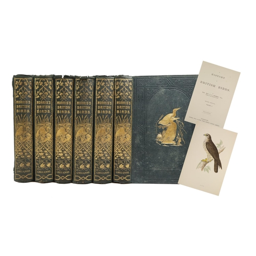 75 - Hand-Coloured Plates:&nbsp; Morris (Rev. F.O.)&nbsp;A History of British Birds,&nbsp; 6 vols. sm. fo... 