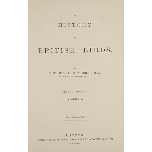 75 - Hand-Coloured Plates:&nbsp; Morris (Rev. F.O.)&nbsp;A History of British Birds,&nbsp; 6 vols. sm. fo... 