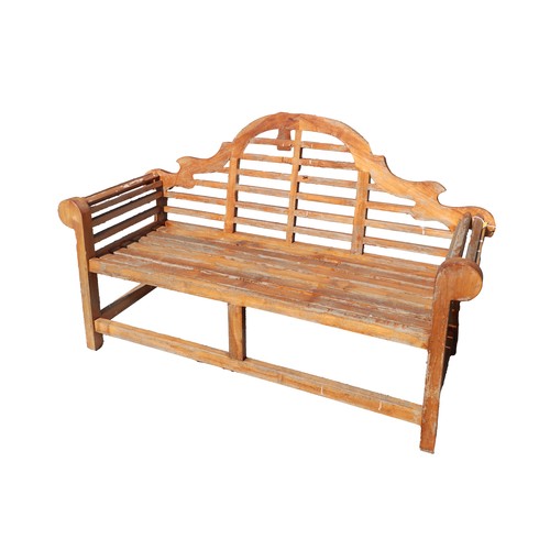 19 - A 'Lutyens' type Garden Bench,&nbsp;168cms (66