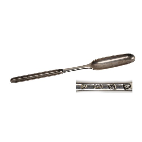 38 - A George III period English silver Marrow Scoop, by Paul Hanet, London 1727, approx. 1.6 ounces. (1)... 