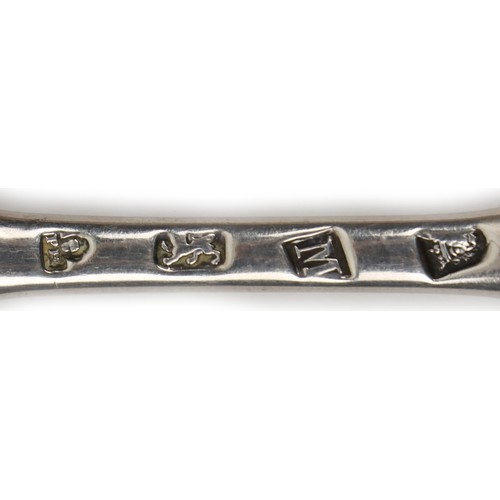38 - A George III period English silver Marrow Scoop, by Paul Hanet, London 1727, approx. 1.6 ounces. (1)... 