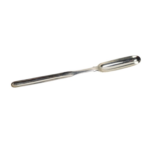 40 - An Irish Provincial silver Marrow Scoop, probably Cork, marked 'Sterling', approx. 1.63 ounces. (1)... 