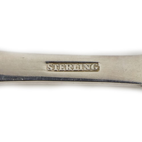 40 - An Irish Provincial silver Marrow Scoop, probably Cork, marked 'Sterling', approx. 1.63 ounces. (1)... 