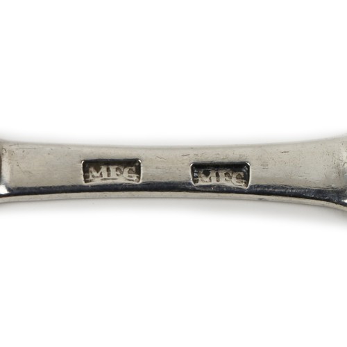 43 - A fine quality rare Irish Provincial silver Marrow Scoop, by Maurice Fitzgerald, double strike 'M.F.... 