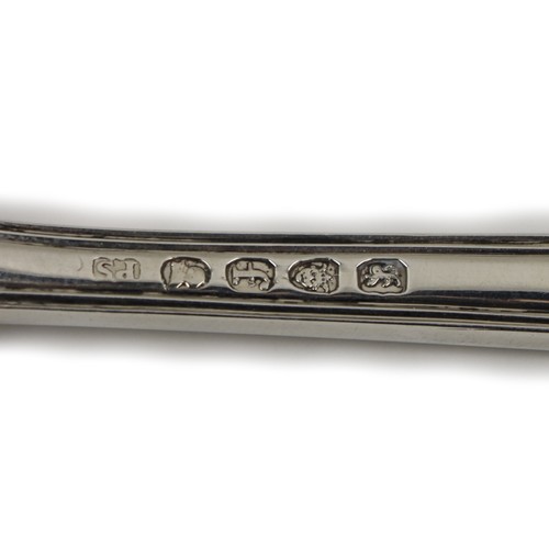 45 - A rare English silver Georgian period crested Marrow Scoop, by Paul Storr (1771 - 1844), London 1821... 