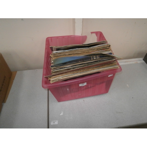 149 - box of vinyl records