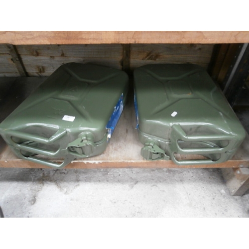 10 - 2X 2LITRE Jerry cans