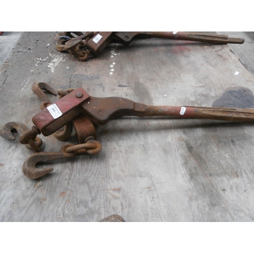 280 - Pair of chain pullers