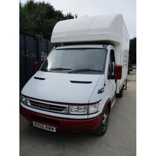 372 - Iveco Luton Van on 05 Plate, 11 Months MOT