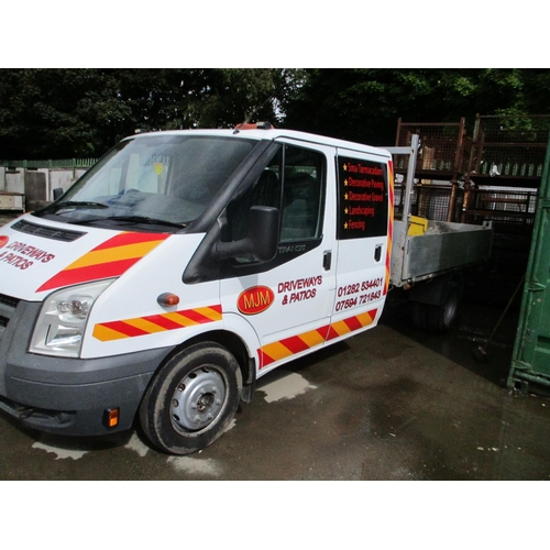 5 - Ford Transit 2.4 Tipper Van with D Cab
Registered April 2009, 95,100 Miles
Mot 19 March 2018, Tax 1s... 