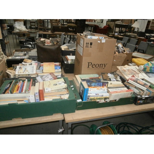 105 - 5 boxes of books